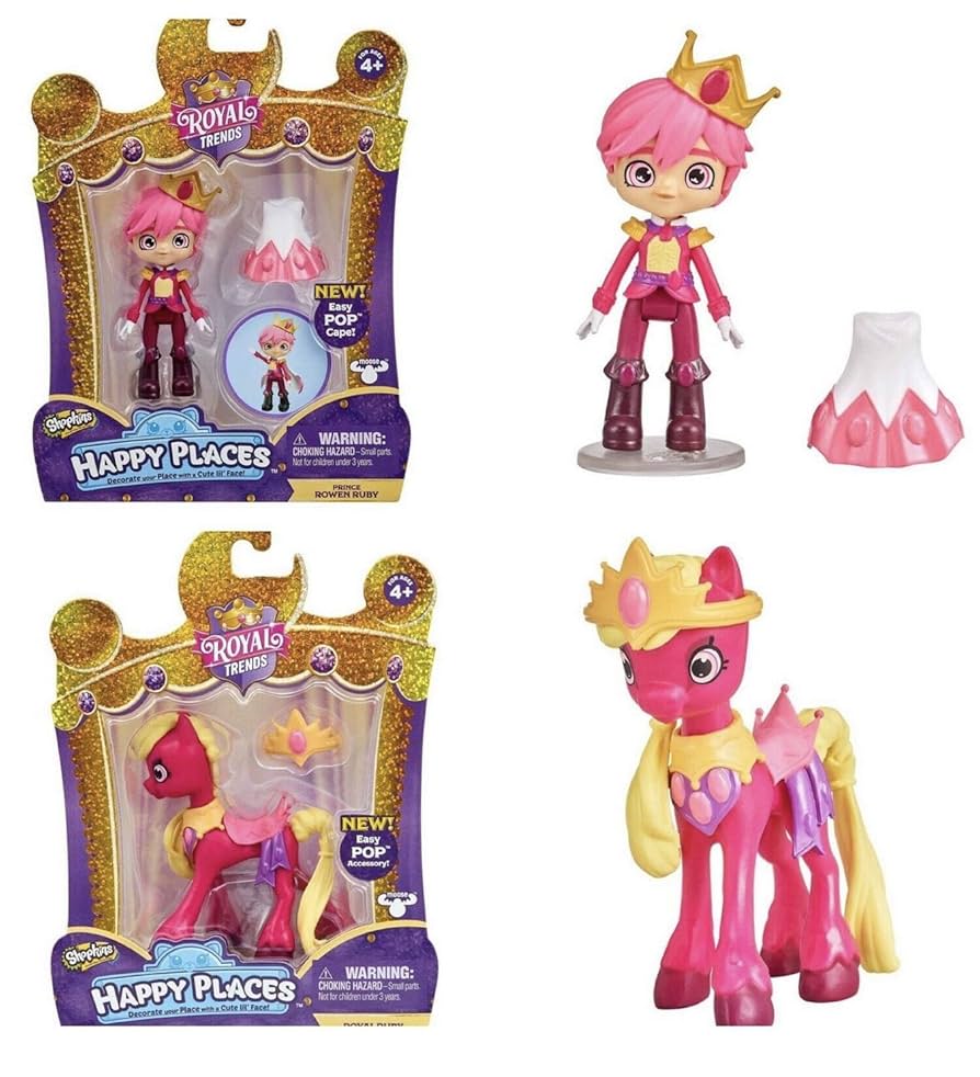 Number_i & King & Prince happyset ！！ Shopkins Happy Places Royal Trends Royal Crown Carriage